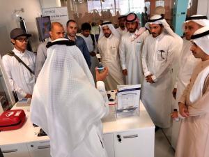 Jamoum Computer Department Visits Wadi Makkah Company